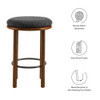 Modway Fable Boucle Fabric Counter Stools Set of 2 by Modway-EEI-6818