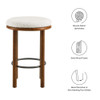 Modway Fable Boucle Fabric Counter Stools Set of 2 by Modway-EEI-6818