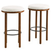 Modway Fable Boucle Fabric Bar Stools Set of 2 by Modway-EEI-6819