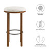 Modway Fable Boucle Fabric Bar Stools Set of 2 by Modway-EEI-6819