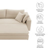 Modway Commix Down Filled Overstuffed Sleeper Sofa by Modway-EEI-7080