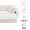 Modway Commix Down Filled Overstuffed Sleeper Sofa by Modway-EEI-7080