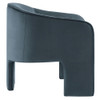 Modway Greer Performance Velvet Upholstered Accent Armchair by Modway-EEI-7102
