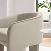 Modway Greer Performance Velvet Upholstered Accent Armchair by Modway-EEI-7102