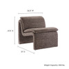 Modway Dune Boucle Upholstered Armless Accent Chair by Modway-EEI-7103
