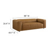Modway Auren Upholstered Vegan Leather Sofa by Modway-EEI-7119