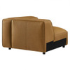 Modway Auren Upholstered Vegan Leather Modular Right Armchair by Modway-EEI-7122