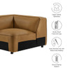 Modway Auren Upholstered Vegan Leather Modular Corner Chair by Modway-EEI-7123