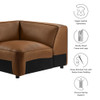 Modway Auren Upholstered Vegan Leather Modular Corner Chair by Modway-EEI-7123
