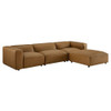Modway Auren 4-Piece Vegan Leather Modular Sofa Set by Modway-EEI-7128