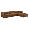 Modway Auren 4-Piece Vegan Leather Modular Sofa Set by Modway-EEI-7128