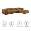 Modway Auren 4-Piece Vegan Leather Modular Sofa Set by Modway-EEI-7128