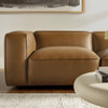 Modway Auren 5-Piece Upholstered Vegan Leather Modular L-Shaped Sofa by Modway-EEI-7129