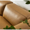 Modway Auren 3-Piece Upholstered Vegan Leather Modular Loveseat with Ottoman by Modway-EEI-7130