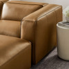 Modway Auren 5-Piece Upholstered Vegan Leather Modular U-Shaped Sofa by Modway-EEI-7131