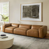 Modway Auren 3-Piece Upholstered Vegan Leather Modular Sofa by Modway-EEI-7132