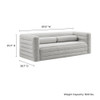 Modway Relle Channel Tufted Boucle Upholstered Sofa by Modway-EEI-7136