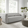 Modway Relle Channel Tufted Boucle Upholstered Sofa by Modway-EEI-7136