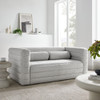 Modway Relle Channel Tufted Boucle Upholstered Loveseat by Modway-EEI-7137