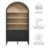 Modway Nolan 74" Tall Wide Arched Storage Display Cabinet Bookshelf by Modway-EEI-7169