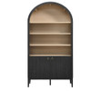 Modway Nolan 74" Tall Wide Arched Storage Display Cabinet Bookshelf by Modway-EEI-7169