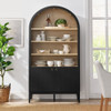 Modway Nolan 74" Tall Wide Arched Storage Display Cabinet Bookshelf by Modway-EEI-7169
