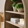Modway Nolan 74" Tall Wide Arched Storage Display Cabinet Bookshelf by Modway-EEI-7169