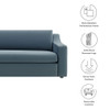 Modway Liora Performance Velvet Sofa by Modway-EEI-7219
