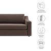 Modway Liora Performance Velvet Sofa by Modway-EEI-7219