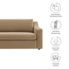 Modway Liora Performance Velvet Sofa by Modway-EEI-7219