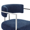 Modway Huron Curved Back Fabric and Metal Counter Stool by Modway-EEI-7227