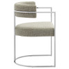 Modway Huron Curved Back Fabric and Metal Dining Accent Chair by Modway-EEI-7228