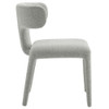 Modway Stellan Curved Back Boucle Upholstered Dining Chair Set of 2 by Modway-EEI-7230