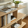 Modway Lyle Sculptural 2-Tier Bookshelf by Modway-EEI-7232
