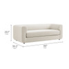 Modway Leif 89" Performance Velvet Upholstered Sofa by Modway-EEI-7281