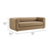 Modway Leif 89" Performance Velvet Upholstered Sofa by Modway-EEI-7281