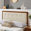 Modway Draper Tufted Fabric and Wood King Headboard by Modway-MOD-6227
