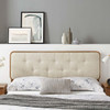 Modway Collins Tufted Fabric and Wood Full Headboard by Modway-MOD-6233
