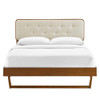 Modway Bridgette Wood King Platform Bed With Angular Frame by Modway-MOD-6644