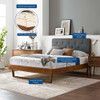 Modway Bridgette Wood King Platform Bed With Angular Frame by Modway-MOD-6644