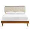 Modway Bridgette Wood Full Platform Bed With Splayed Legs by Modway-MOD-6646