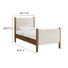 Modway Maven Twin Size Fabric Upholstered Platform Bed by Modway-MOD-7183