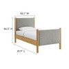 Modway Maven Twin Size Fabric Upholstered Platform Bed by Modway-MOD-7183