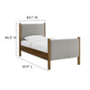 Modway Maven Twin Size Fabric Upholstered Platform Bed by Modway-MOD-7183