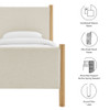 Modway Maven Twin Size Fabric Upholstered Platform Bed by Modway-MOD-7183
