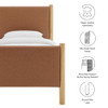 Modway Maven Twin Size Vegan Leather Upholstered Platform Bed by Modway-MOD-7184