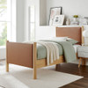 Modway Maven Twin Size Vegan Leather Upholstered Platform Bed by Modway-MOD-7184
