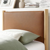 Modway Maven Twin Size Vegan Leather Upholstered Platform Bed by Modway-MOD-7184