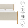 Modway Maven Full Size Fabric Upholstered Platform Bed by Modway-MOD-7186