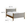 Modway Maven Full Size Fabric Upholstered Platform Bed by Modway-MOD-7186